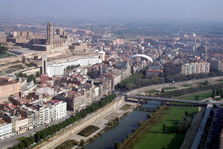 LLEIDA CIUTAT VISTA AÈRIA