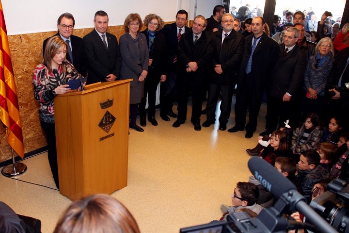 Mas i Reñé a Vila-sana, visita a les escoles