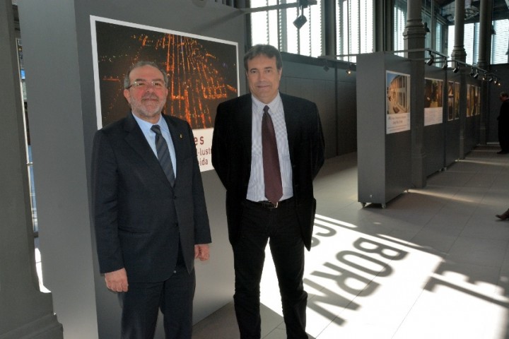 El president de la Diputació de Lleida, Joan Reñé, ha presidit la cloenda de l’exposició “Almacelles. Descobreix una ciutat il•lustrada a les Terres de Lleida”