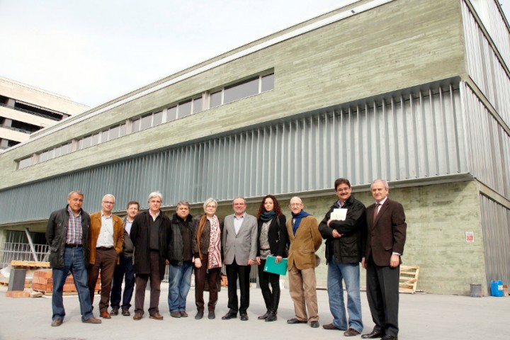 El president de la Diputació de Lleida ha fet una visita a les obres del nou centre de Neurorehabilitació Miquel Martí i Pol