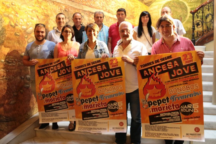 Presentació a la Diputació de Lleida de la revetlla de Sant Joan ‘Ancesa Jove’