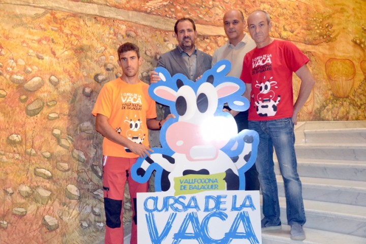 Presentació de la Cursa de la Vaca de Vallfogona de Balaguer a la Diputació de Lleida