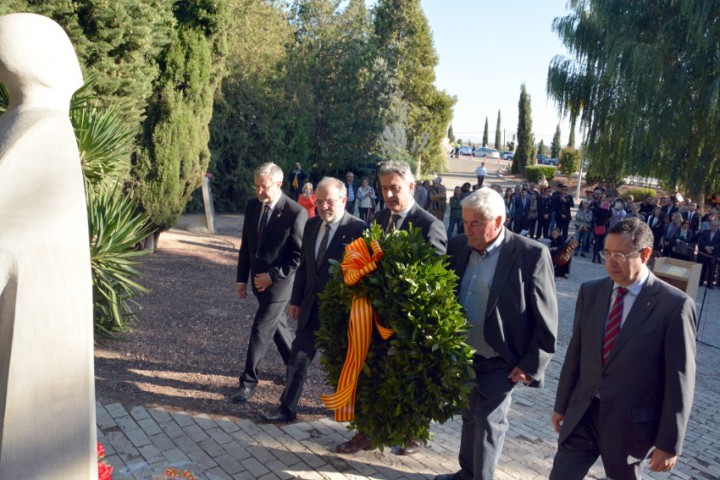 Reñé participa a l’acte commemoratiu en memòria del president Lluís Companys