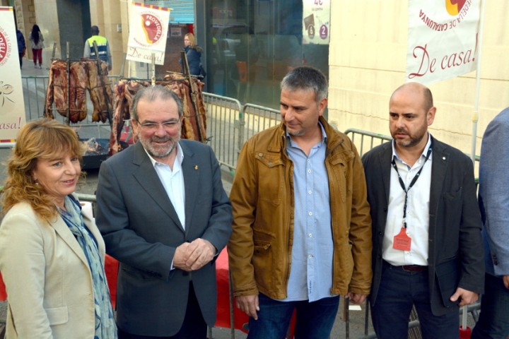 El president de la Diputació de Lleida, Joan Reñé, a l’acte inaugural de la XVII Jornada Tècnica de Boví de Carn