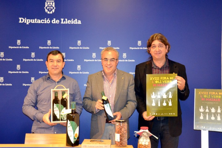 Presentació de la Fira de l‘Oli Verd de Maials a la Diputació de Lleida