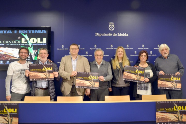 Roda de premsa de presentació de la Trobada “Lleida canta a l’oli” a les Borges Blanques