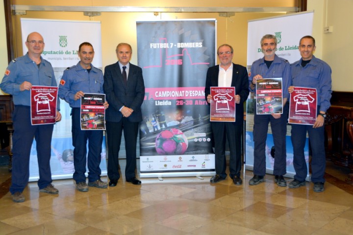 La Diputació dóna suport al 17è Campionat Nacional de Futbol 7 per a bombers