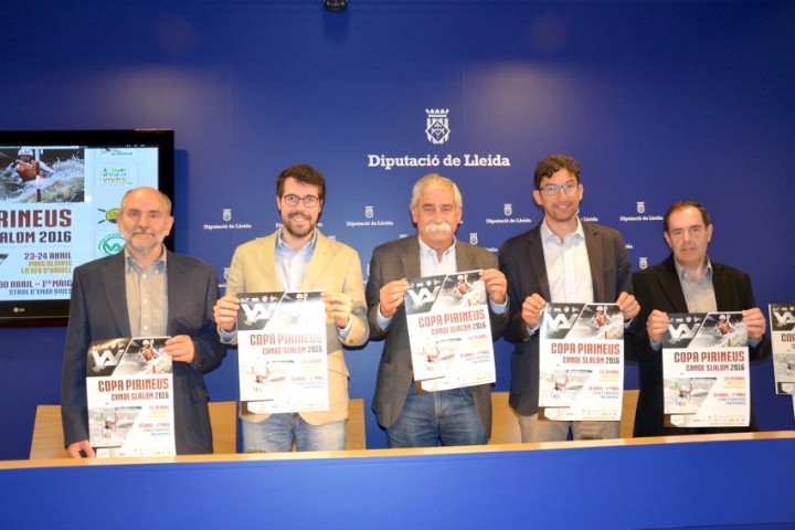 Roda de premsa de presentació de la competició d’Eslàlom de la Copa Pirineus 2016 a la Seu d’Urgell