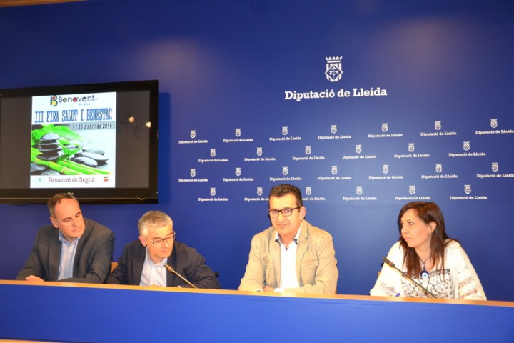 La Diputació de Lleida dóna suport a la III Fira Salut i Benestar de Benavent de Segrià