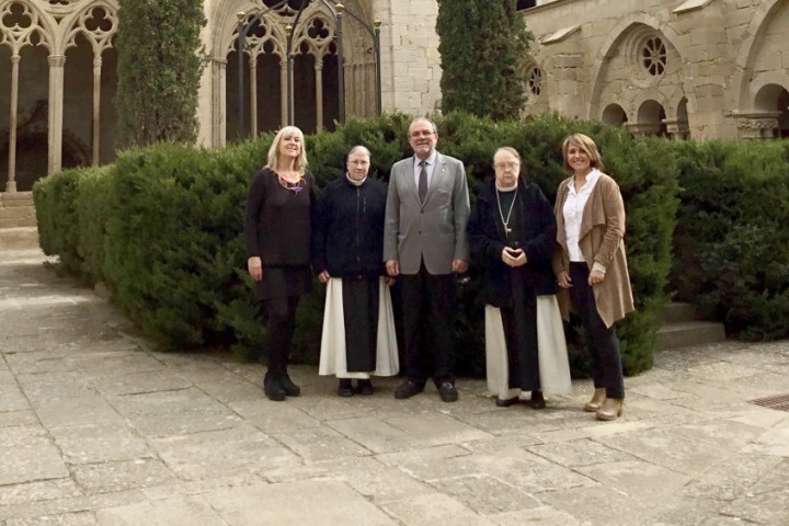 La Diputació intensifica la col•laboració amb el monestir cistercenc de Vallbona de les Monges