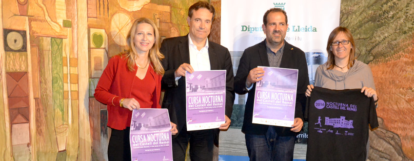 La Diputació de Lleida ha acollit la roda de premsa de presentació de  la 1a Cursa Nocturna