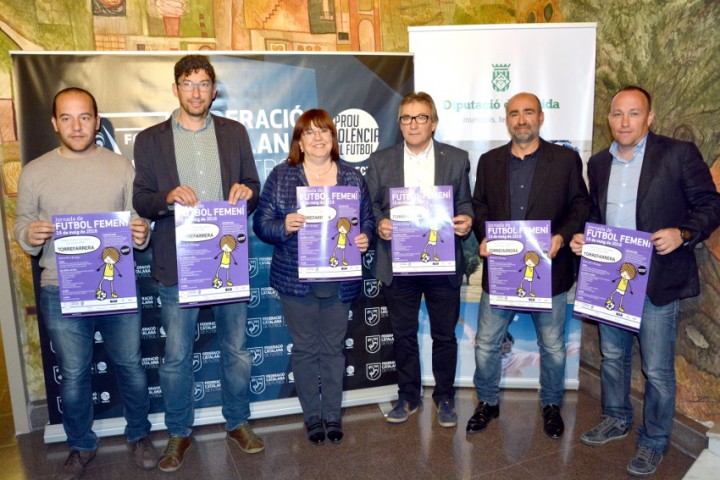 La Diputació de Lleida ha acollit aquest dilluns la presentació de la Jornada de Futbol Femení La Diputació de Lleida ha acollit aquest dilluns la presentació de la Jornada de Futbol Femení
