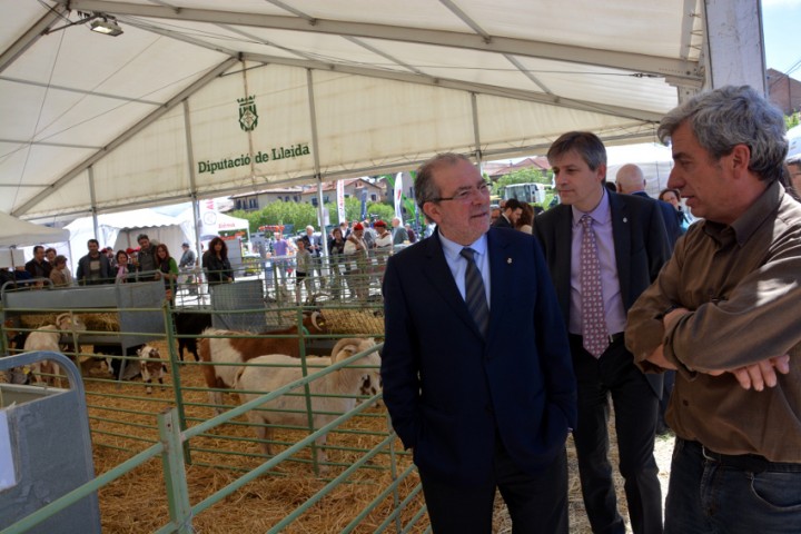 El president Reñé a la Fira de Sant Isidre de Solsona