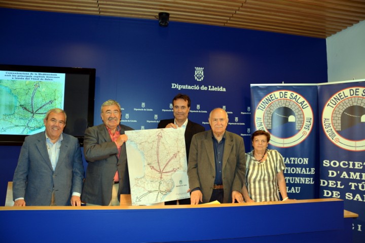 L’Associació Internacional d’Amics del Túnel de Salau reivindica un any més la necessitat d’aquesta infraestructura enuna roda de premsa a la Diputació de Lleida