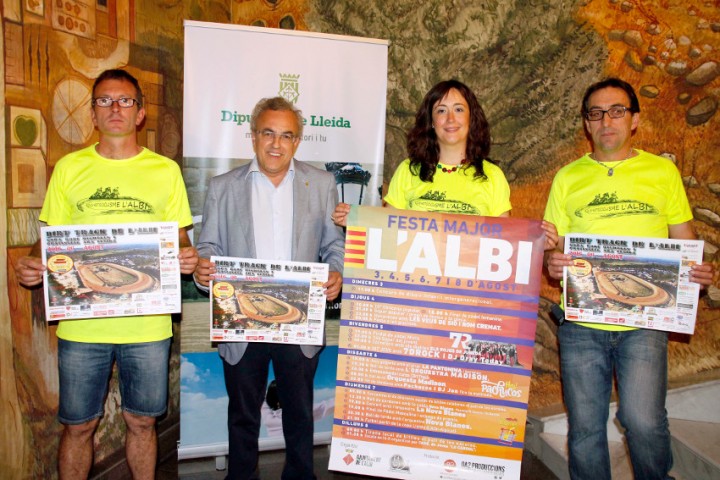 La Diputació de Lleida ha acollit la presentació de la Copa Dirt Track Rodi Michelin a l'Albi