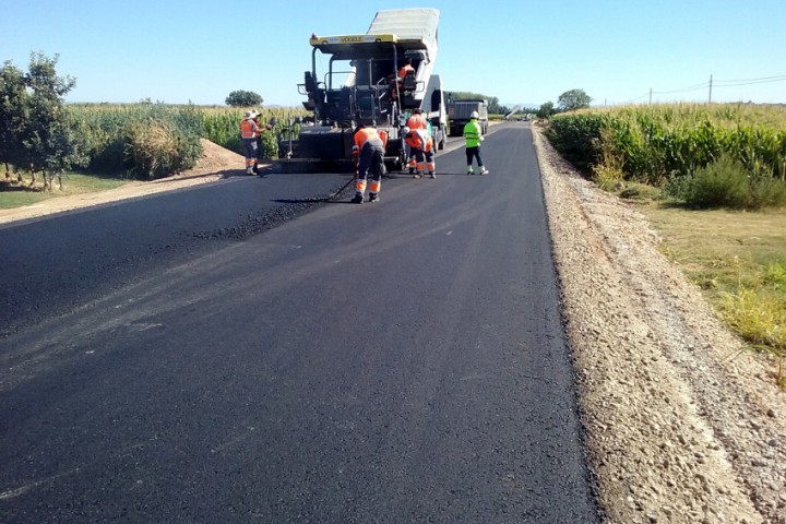 Obres de millora a la carretera LV-3231 d’Agramunt a Tornabous