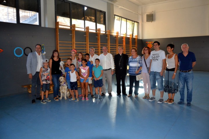 Reñé visita el casal de la Fundació Verge Blanca a les Borges Blanques