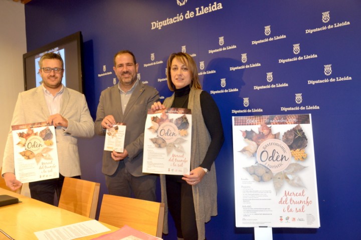 Presentació del Mercat del Trumfo i de la Sal d'Odèn a la Diputació de Lleida