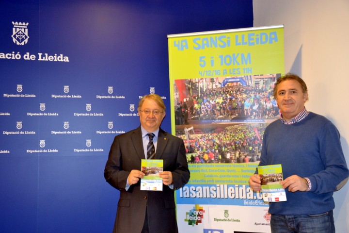 Presentació de la 4a Cursa Sansi Lleida a la Diputació de Lleida
