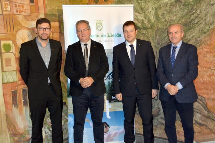 Presentació del conveni per a l’impuls dels esports d’hivern en la població infantil de les comarques de muntanya de Lleida