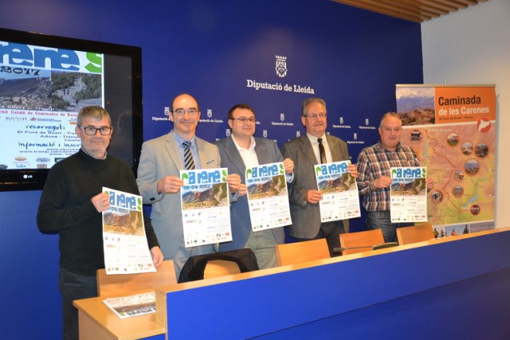 La Diputació acull la presentació de la caminada de Les Carenes
