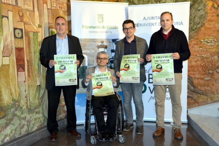 La Diputació de Lleida acull la roda de premsa de presentació de la 4a Fira Salut i Benestar de Benavent de Segrià