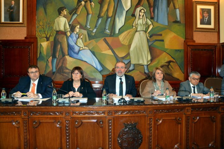 Ple de la Diputació de Lleida del mes d'abril de 2017