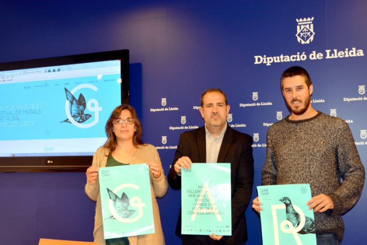 Presentació a la Diputació de Lleida del 2n Festival Gar-Gar de Murals i Art Rural de Penelles