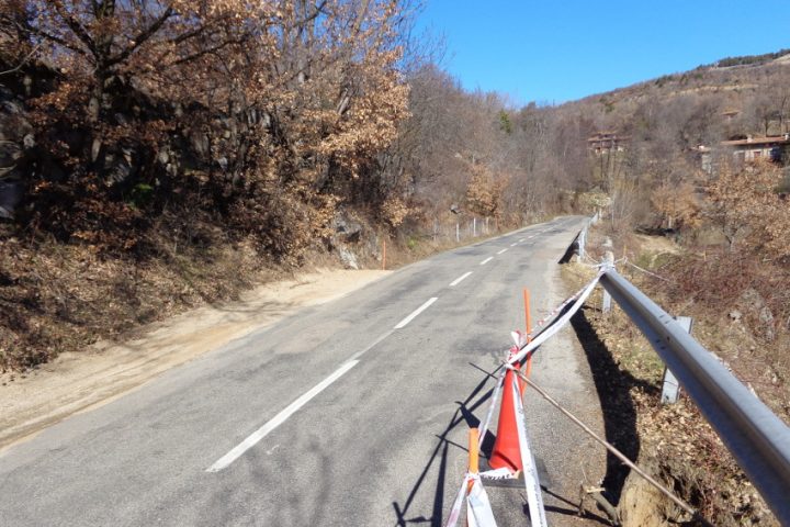 Obres d’emergència a la carretera local LV-4036, de la N-260 a Lles de Cerdanya
