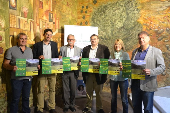 Presentació del 7è torneig de Futbol Base de Rialp-Pallars Sobirà a la Diputació de Lleida