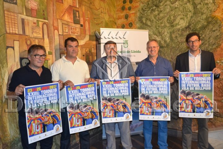 Roda de premsa de presentació del 23è Torneig Internacional de Futbol Base de Bellpuig