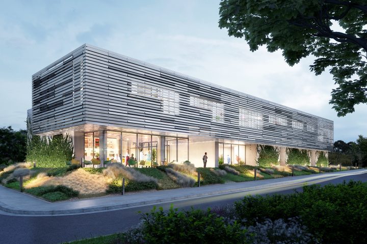 Maqueta de l'edifici de Veterinària